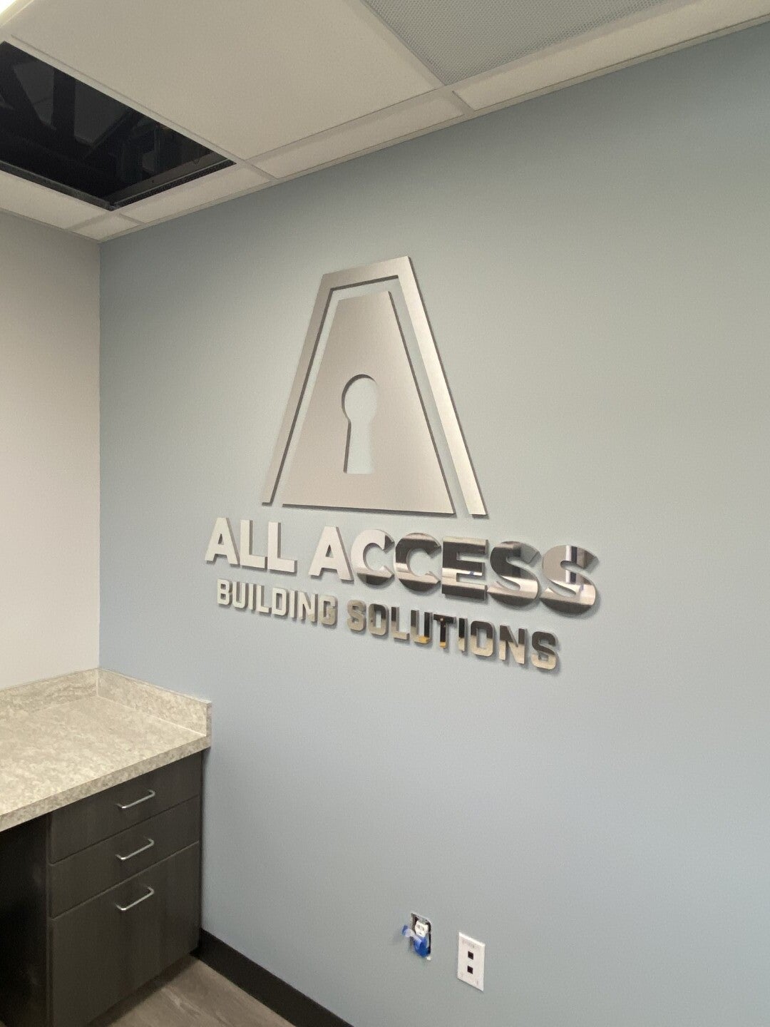 All Access Dimensional Lobby and Door vinyl