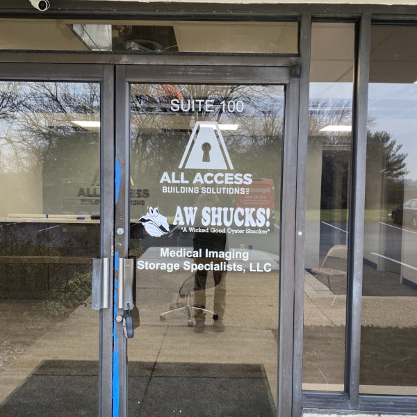 All Access Dimensional Lobby and Door vinyl