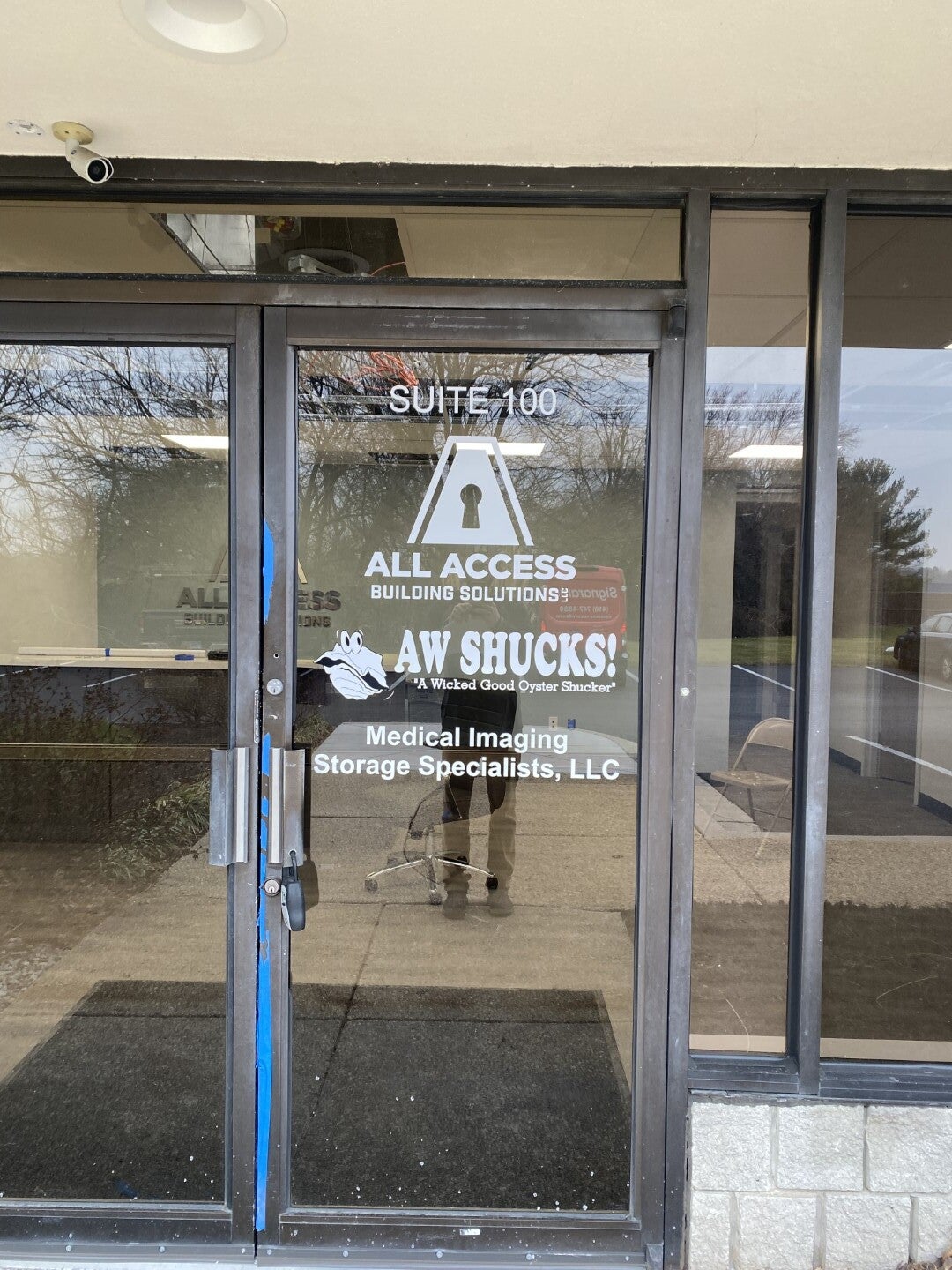 All Access Dimensional Lobby and Door vinyl