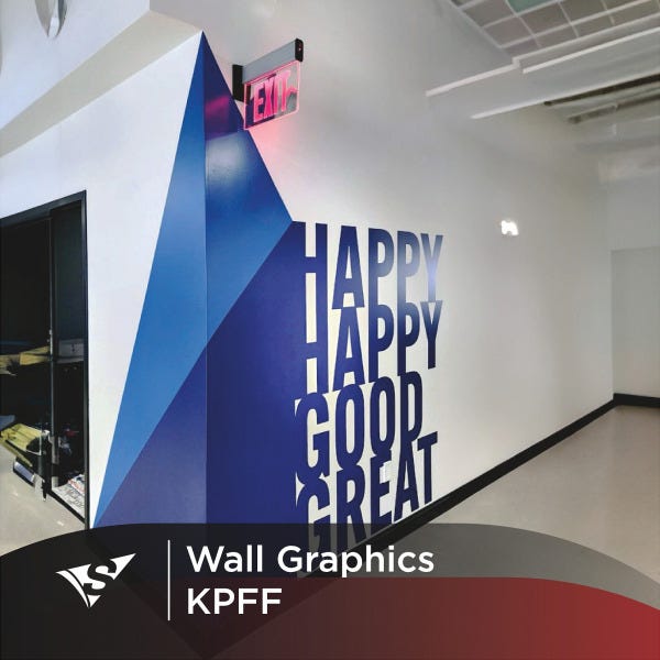 Custom Printed Wall Graphics For KPFF