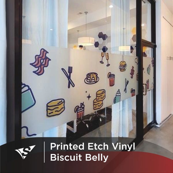 Biscuit Belly Gets Custom Printed Privacy Vinyl!