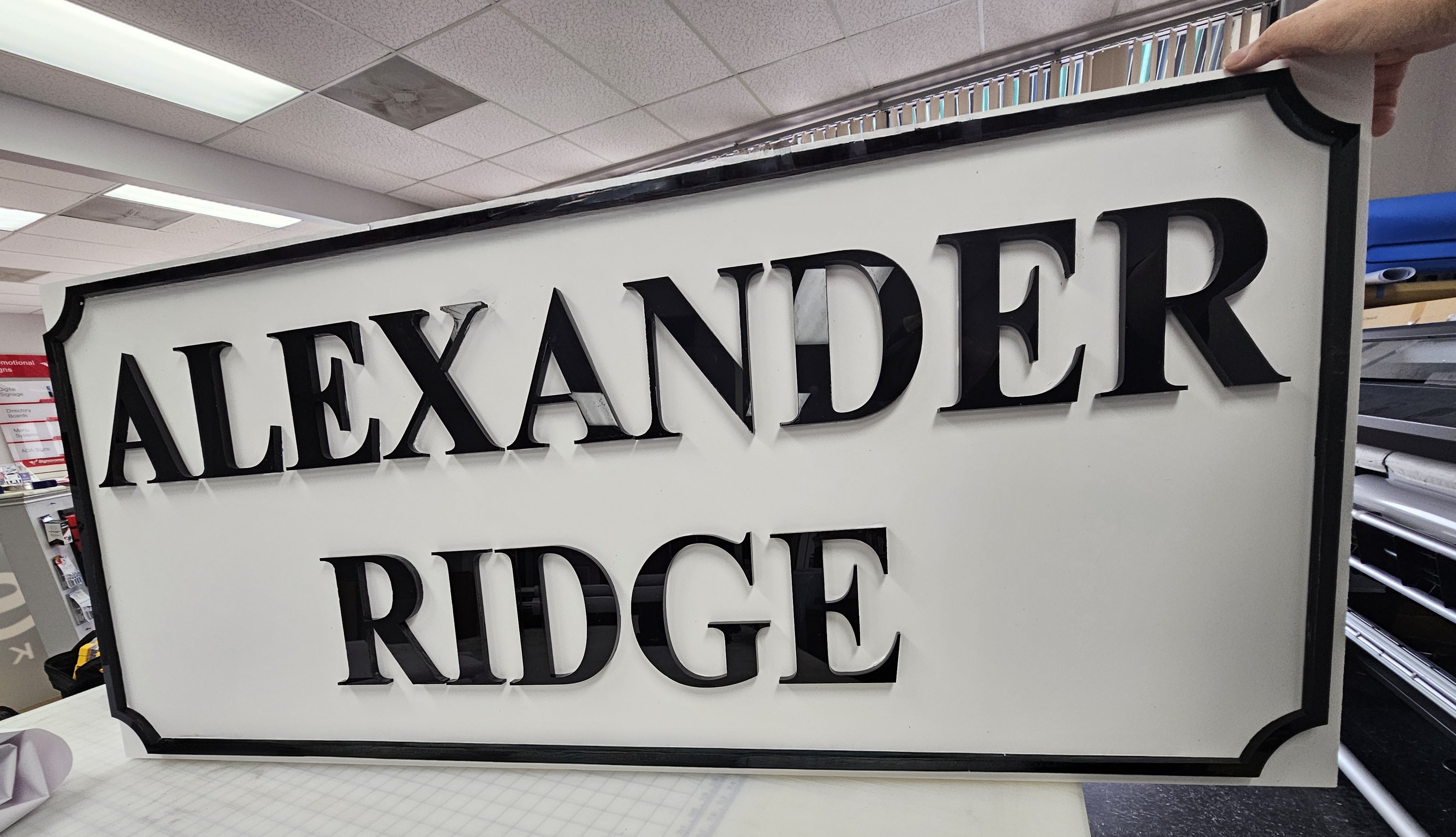 Custom Made Acrylic and PVC Sign Faces
