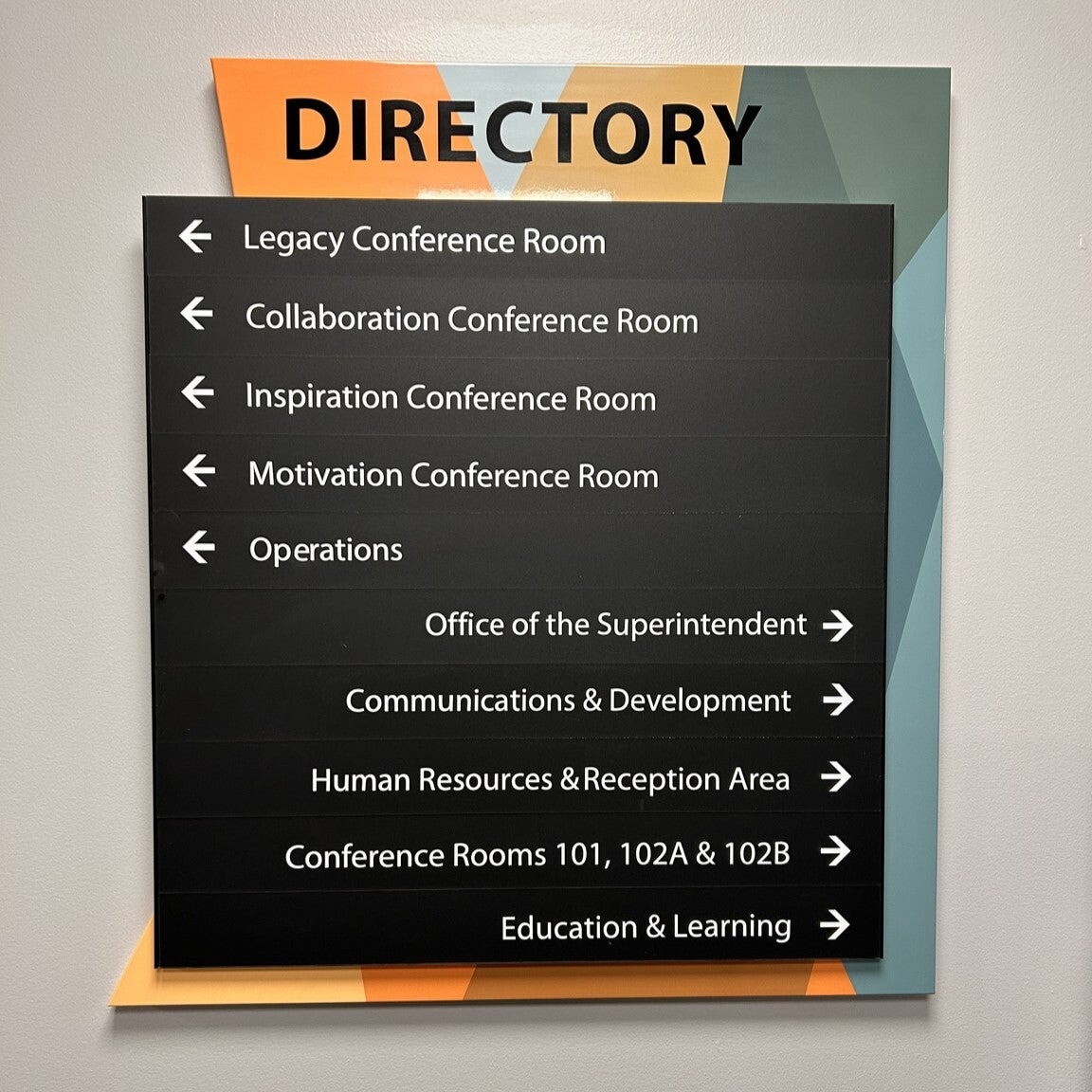Genesee Intermediate School District ADA and Directory Signs