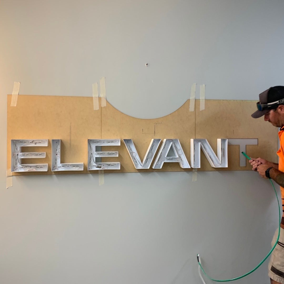 Full Office Fit-Out | 3D Illuminated Signs, Window Frosting