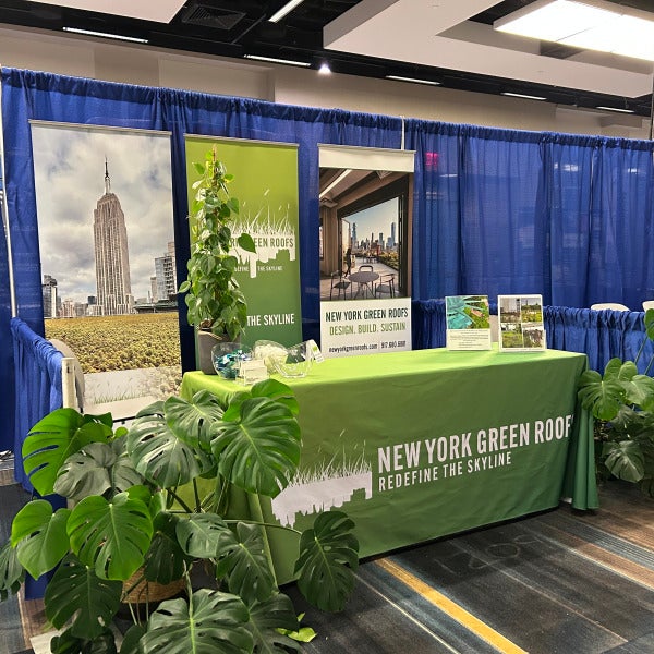 tradeshow signage for NY Green Roofs