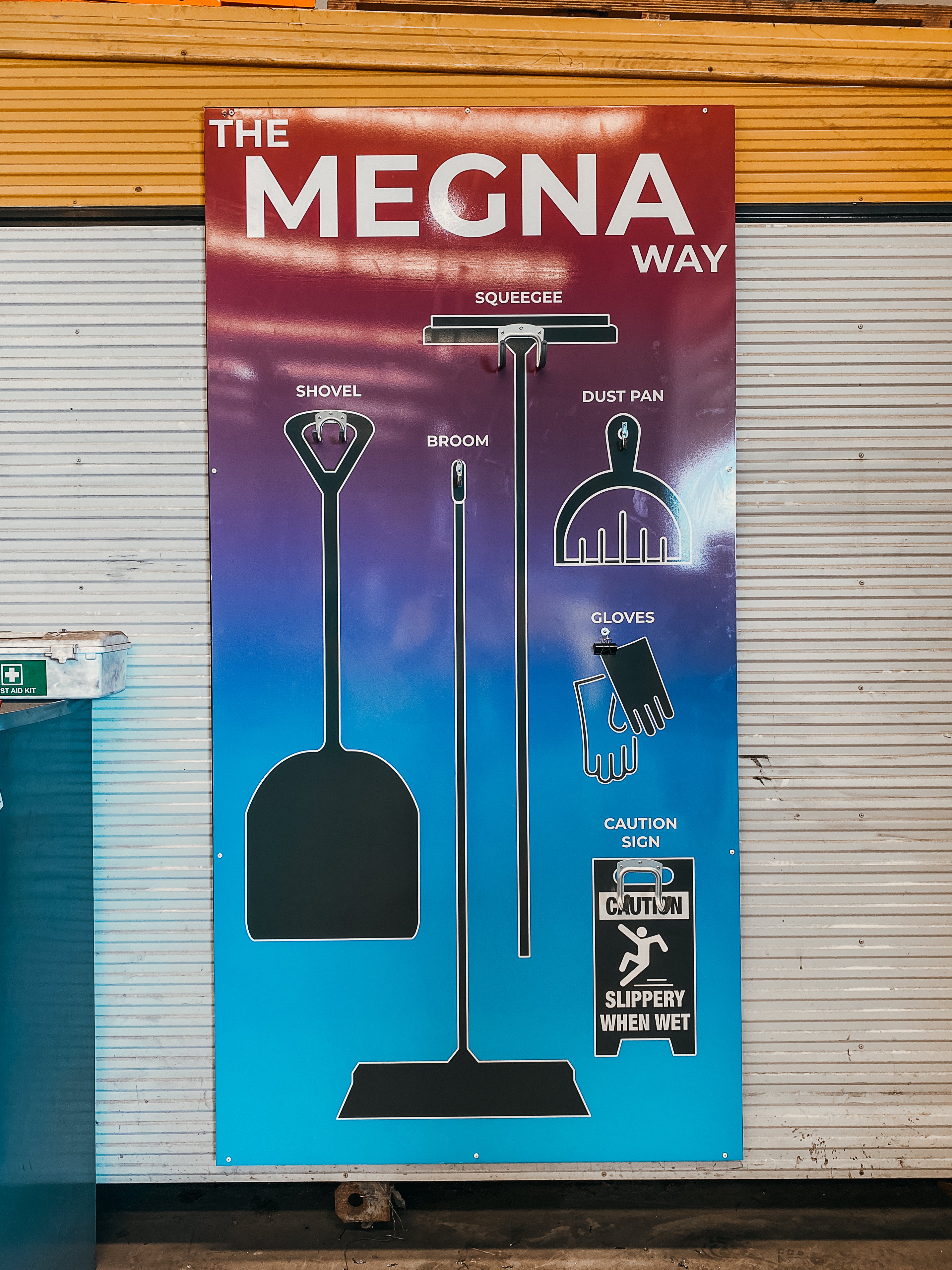 Custom Warehouse Shadow Boards for MEGNA Group