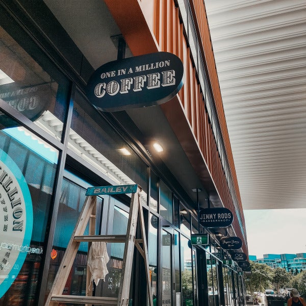 Durable Vinyl Decals for Blue Sky Coffee Roasters