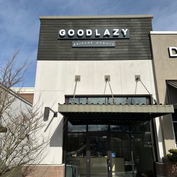 Storefront Signs Marks Your Spot - Good Lazy Donuts - Issaquah, WA