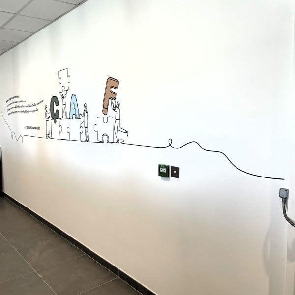Décoration murale intérieure adhésive