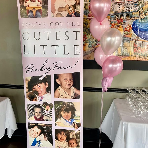 Baby Shower Screen Banner