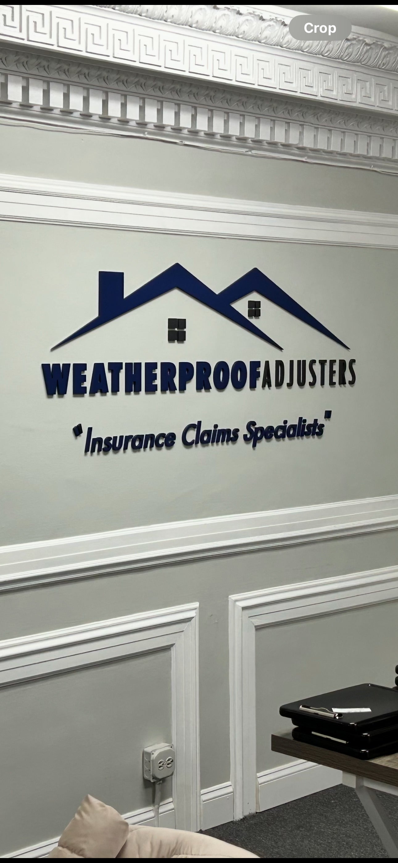 Lobby Signage - Vinyl Print/Dimensional Letters