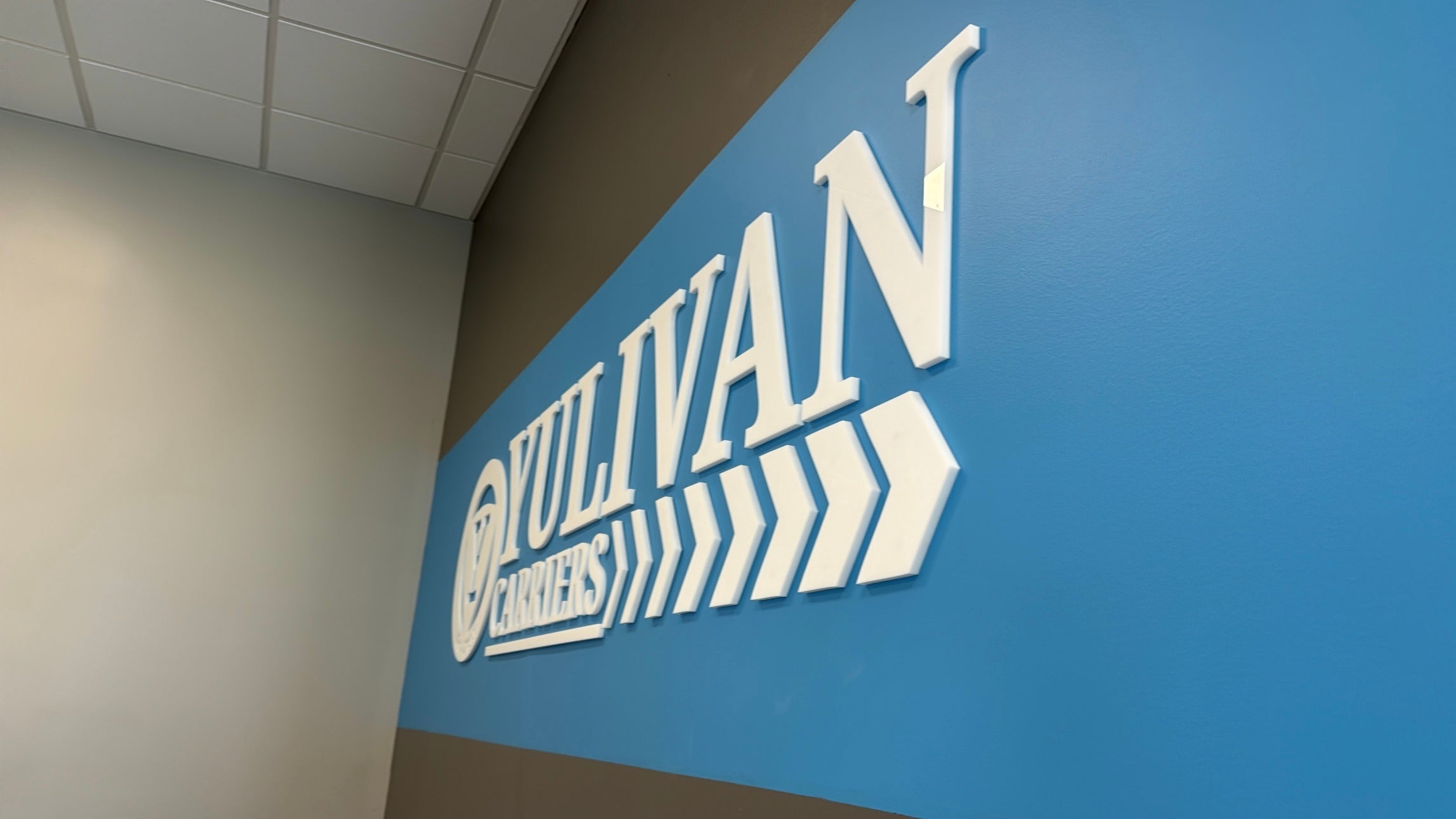 Lobby Signage - Vinyl Print/Dimensional Letters