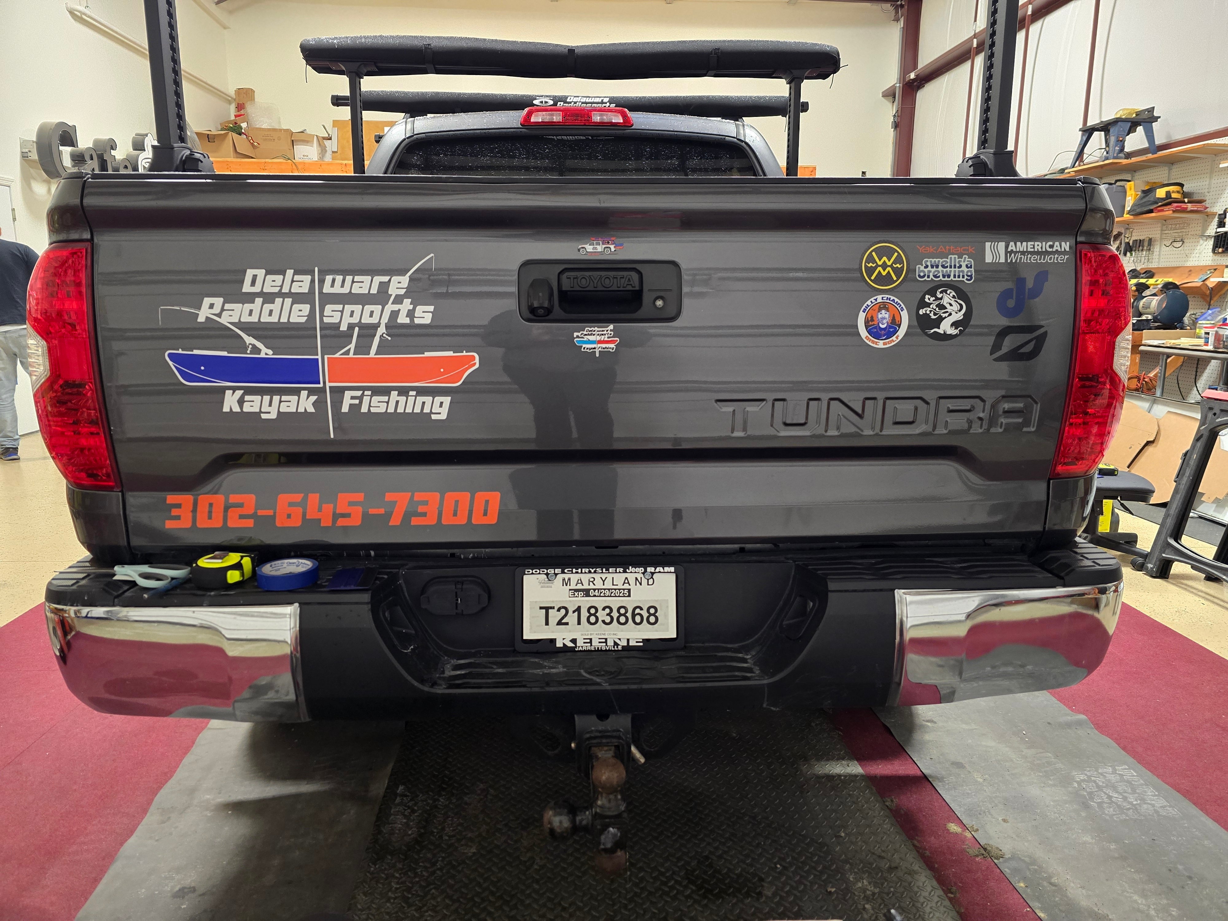 Delaware Paddlesport's New Graphics for Beverly 2.0