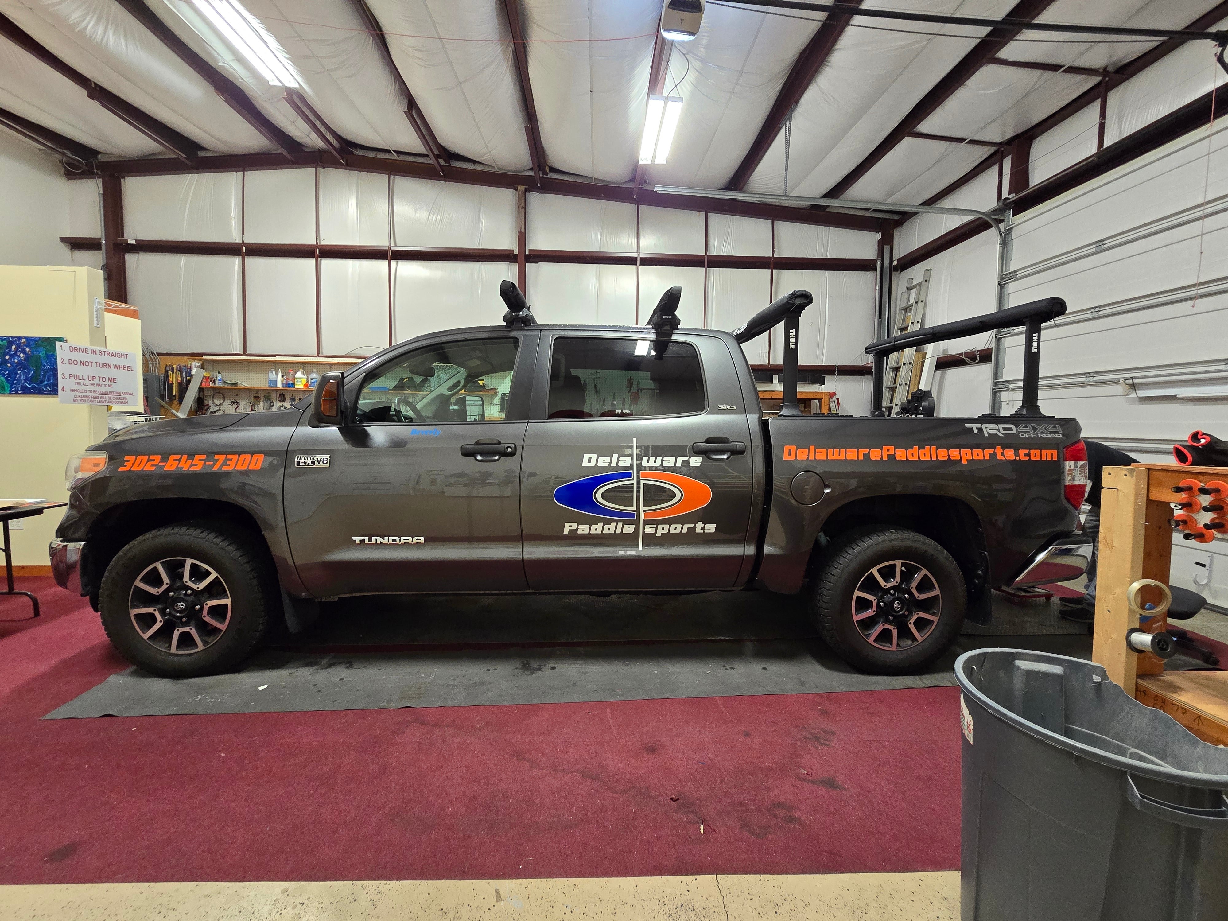 Delaware Paddlesport's New Graphics for Beverly 2.0