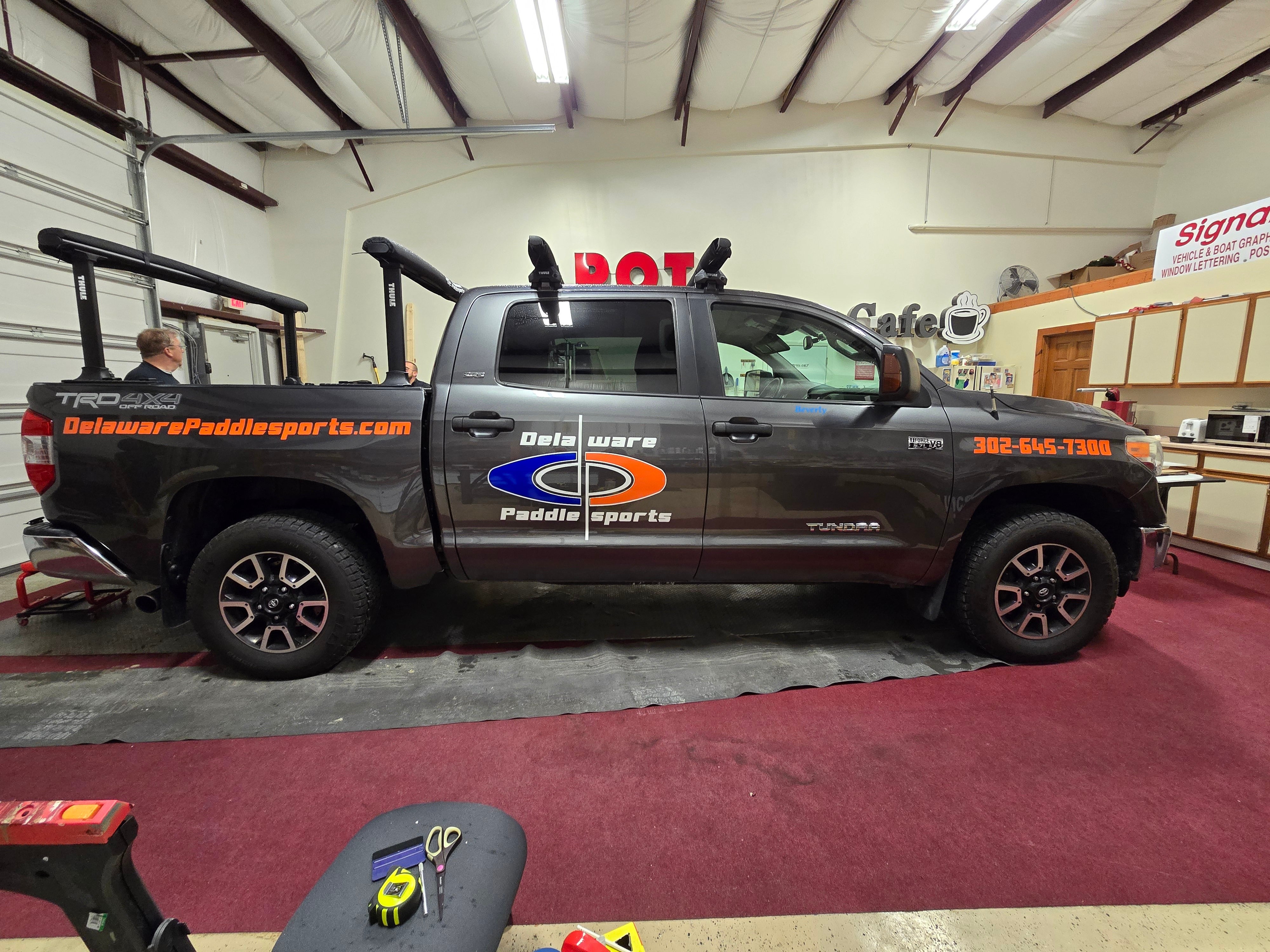 Delaware Paddlesport's New Graphics for Beverly 2.0