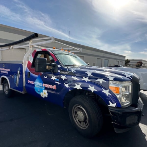 Matilija Pure Water Systems Gets a Bold New Look with Custom Vinyl Wrap for Their Trucks