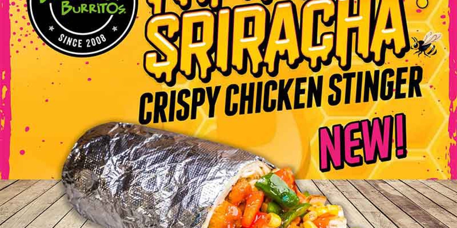 Bubbakoo’s Burritos Unleashes Fiery and Flavorful New Creations: Meet the Honey Sriracha Crispy Chicken Stinger and Breakfast Burrito