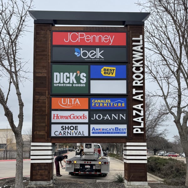 Check Out This Custom Monument Sign We Refurbished In Rockwall, TX!