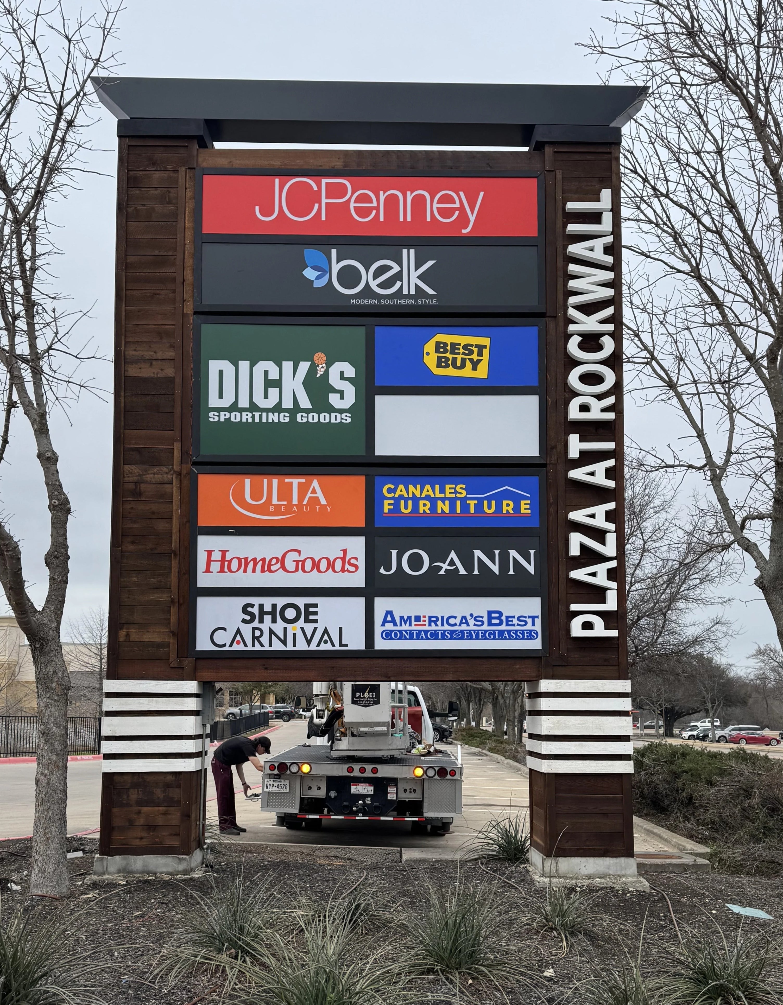 Check Out This Custom Monument Sign We Refurbished In Rockwall, TX!
