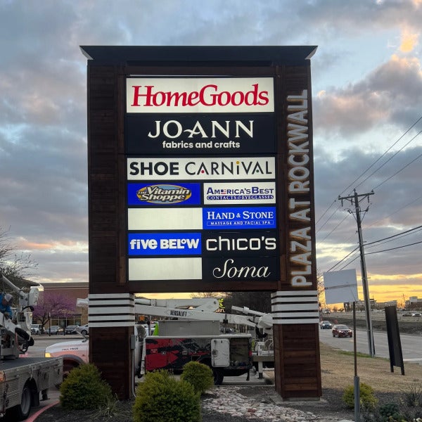 Check Out This Custom Monument Sign We Refurbished In Rockwall, TX!