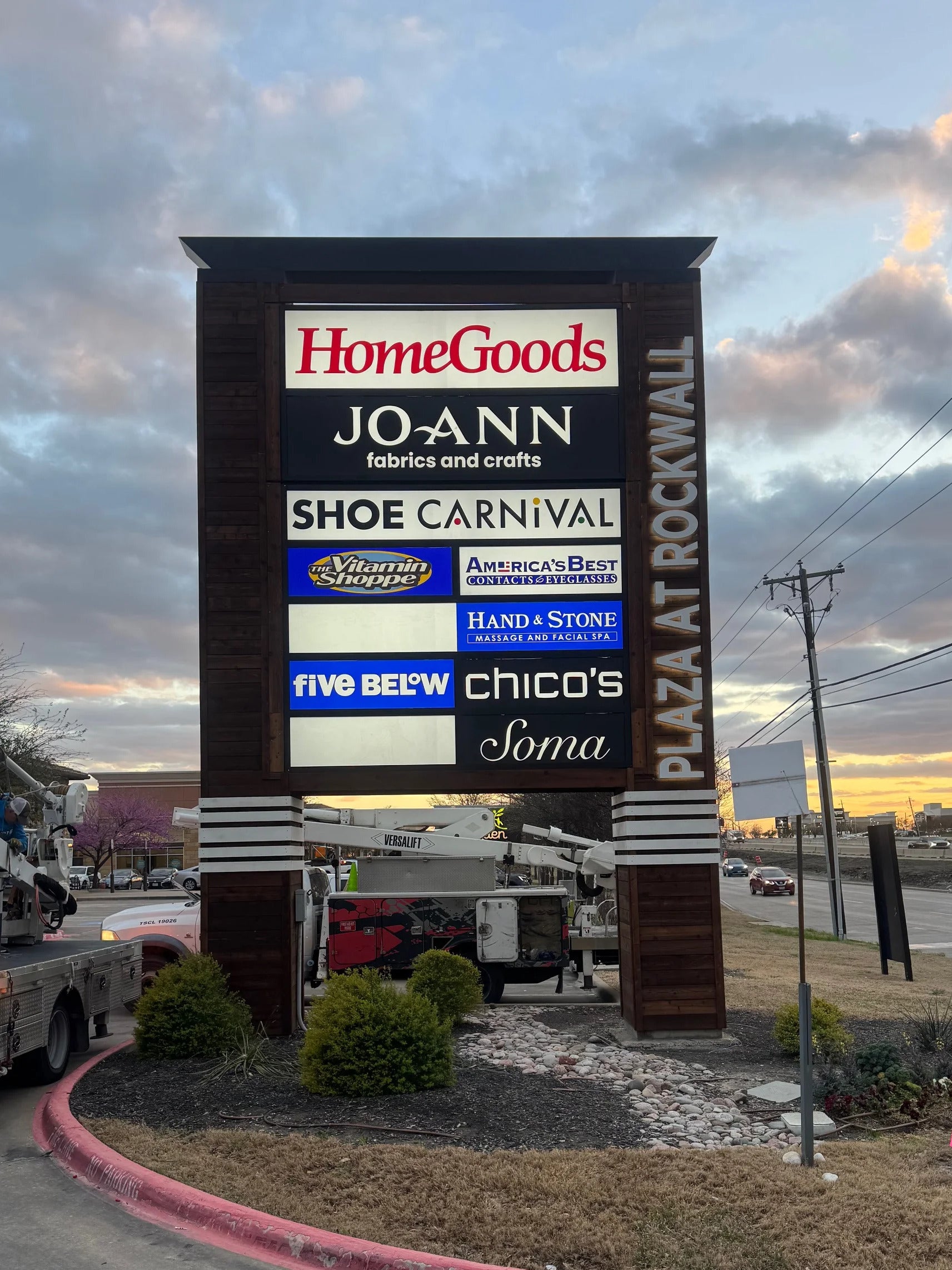 Check Out This Custom Monument Sign We Refurbished In Rockwall, TX!