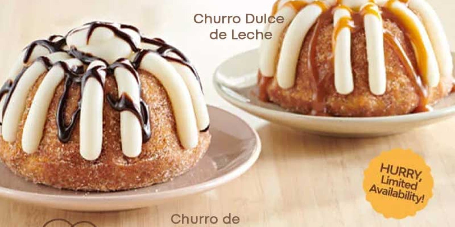 Indulge in the Churro Duo Delight at Nothing Bundt Cakes