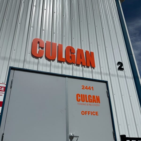 Building signage - Culgan- Swissvale