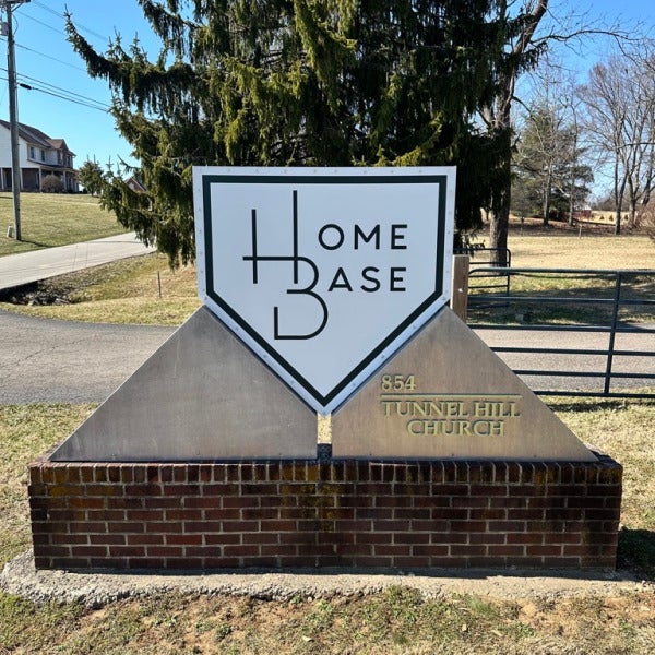 Transforming a Monument Sign into a Homeplate!
