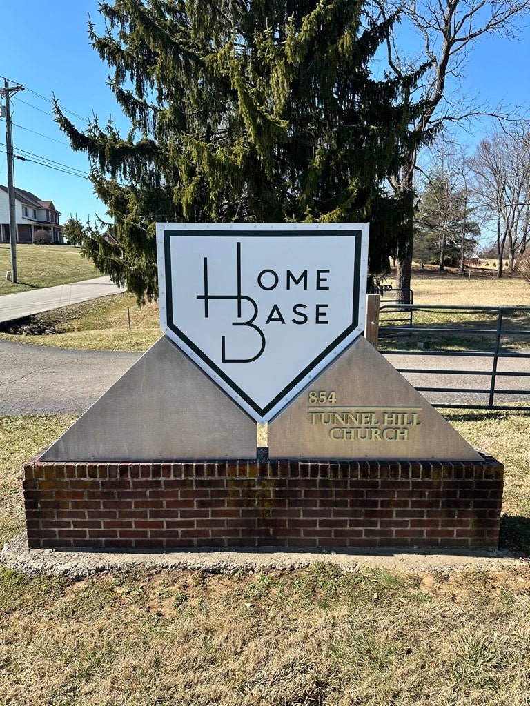 Transforming a Monument Sign into a Homeplate!