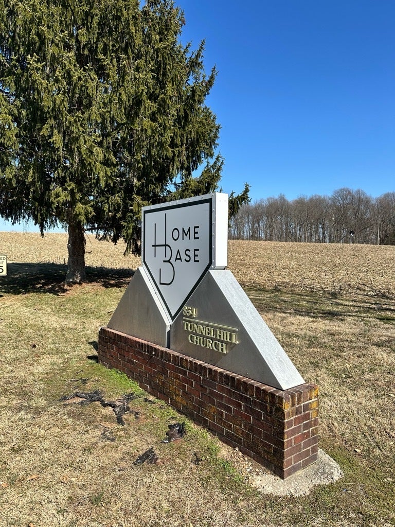 Transforming a Monument Sign into a Homeplate!