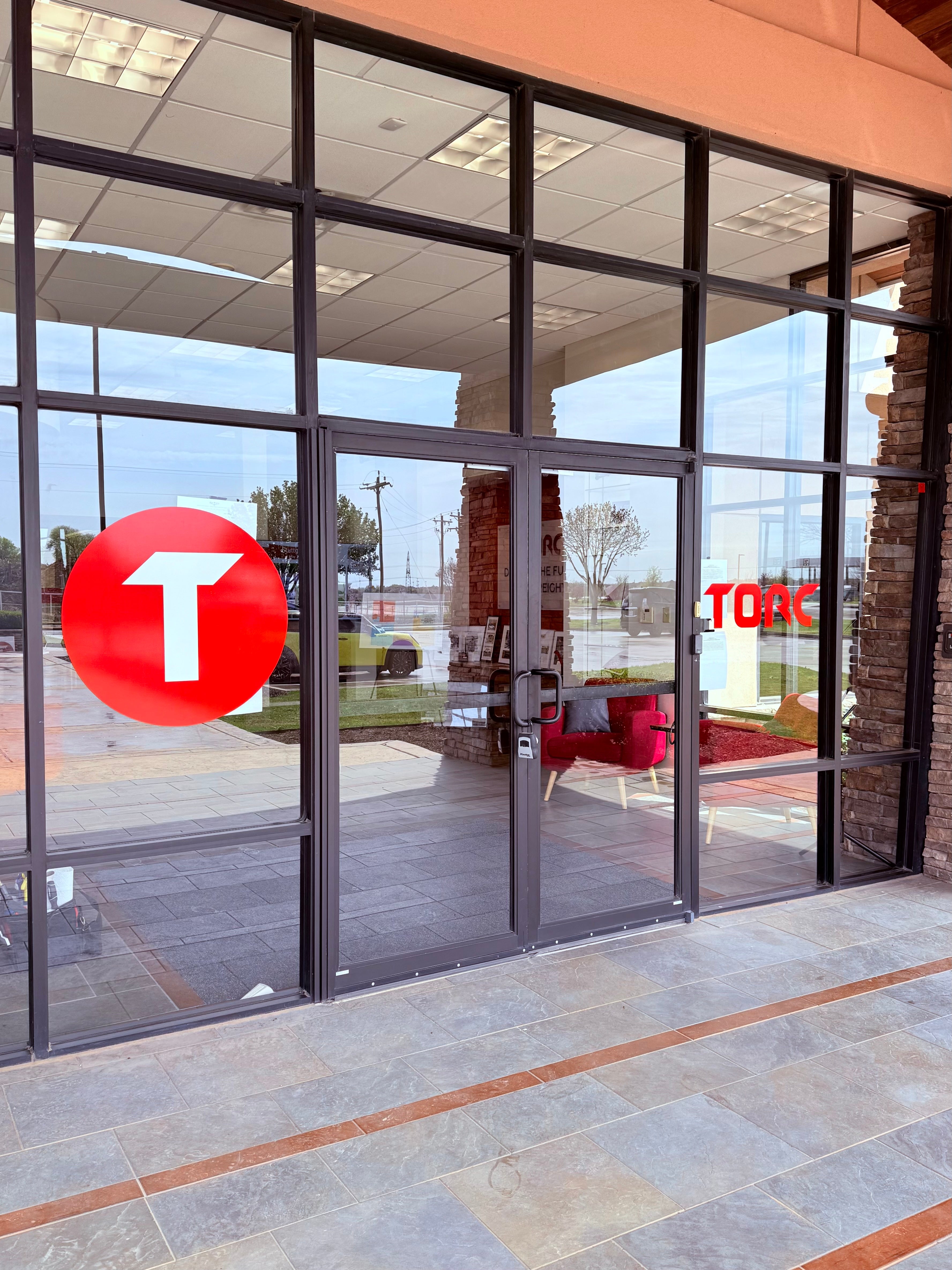 TORC Robotics Window Graphics done by Signarama North Fort Worth/Keller