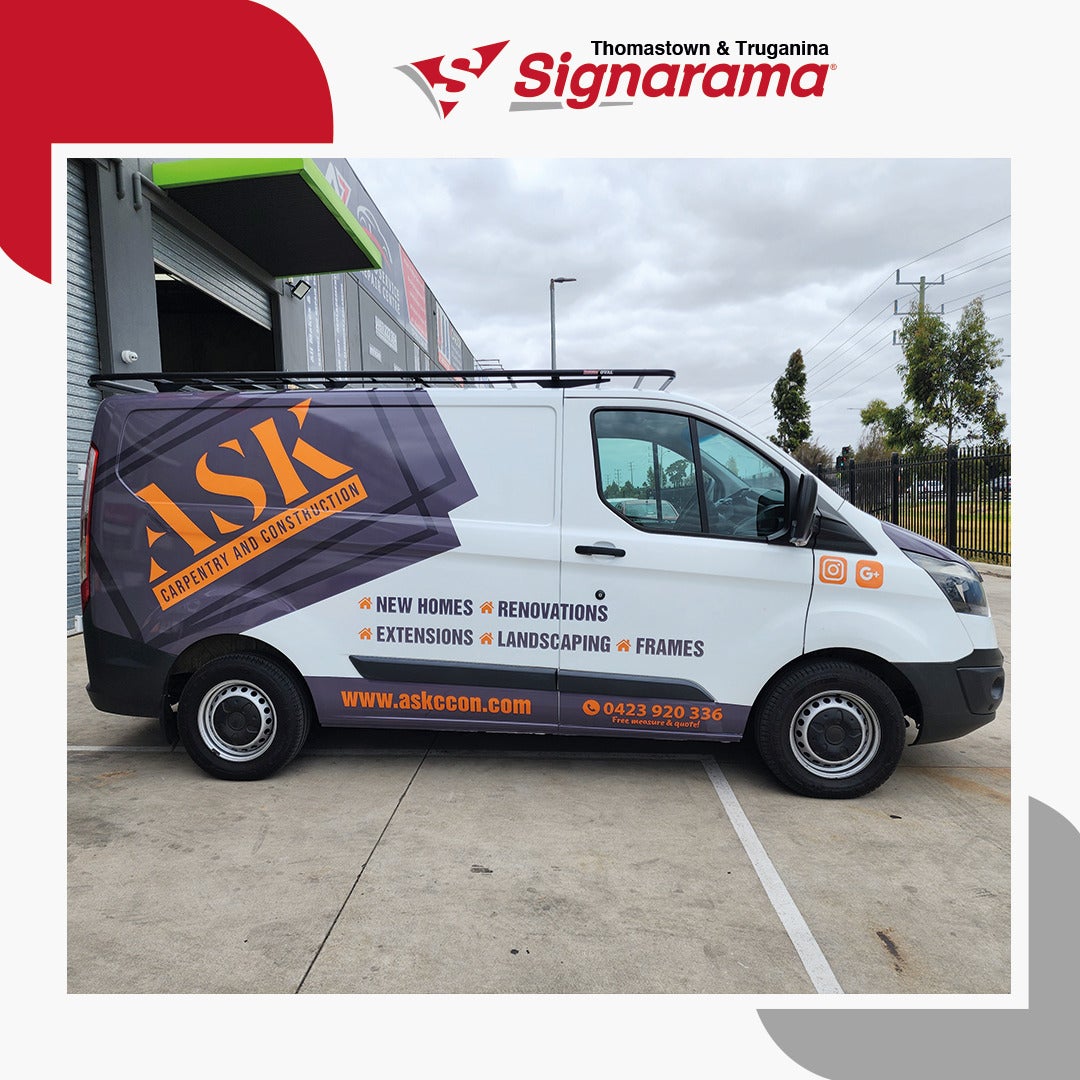 ASK Carpentry & Construction Vehicle Wrap