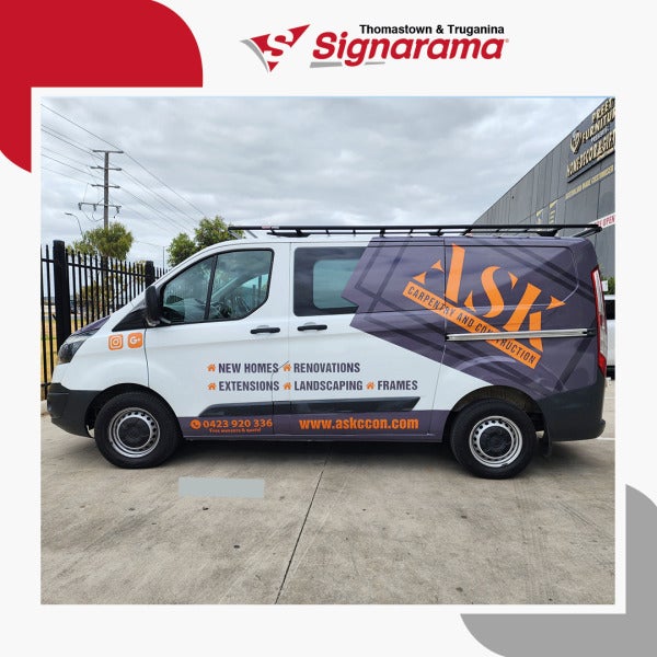 ASK Carpentry & Construction Vehicle Wrap