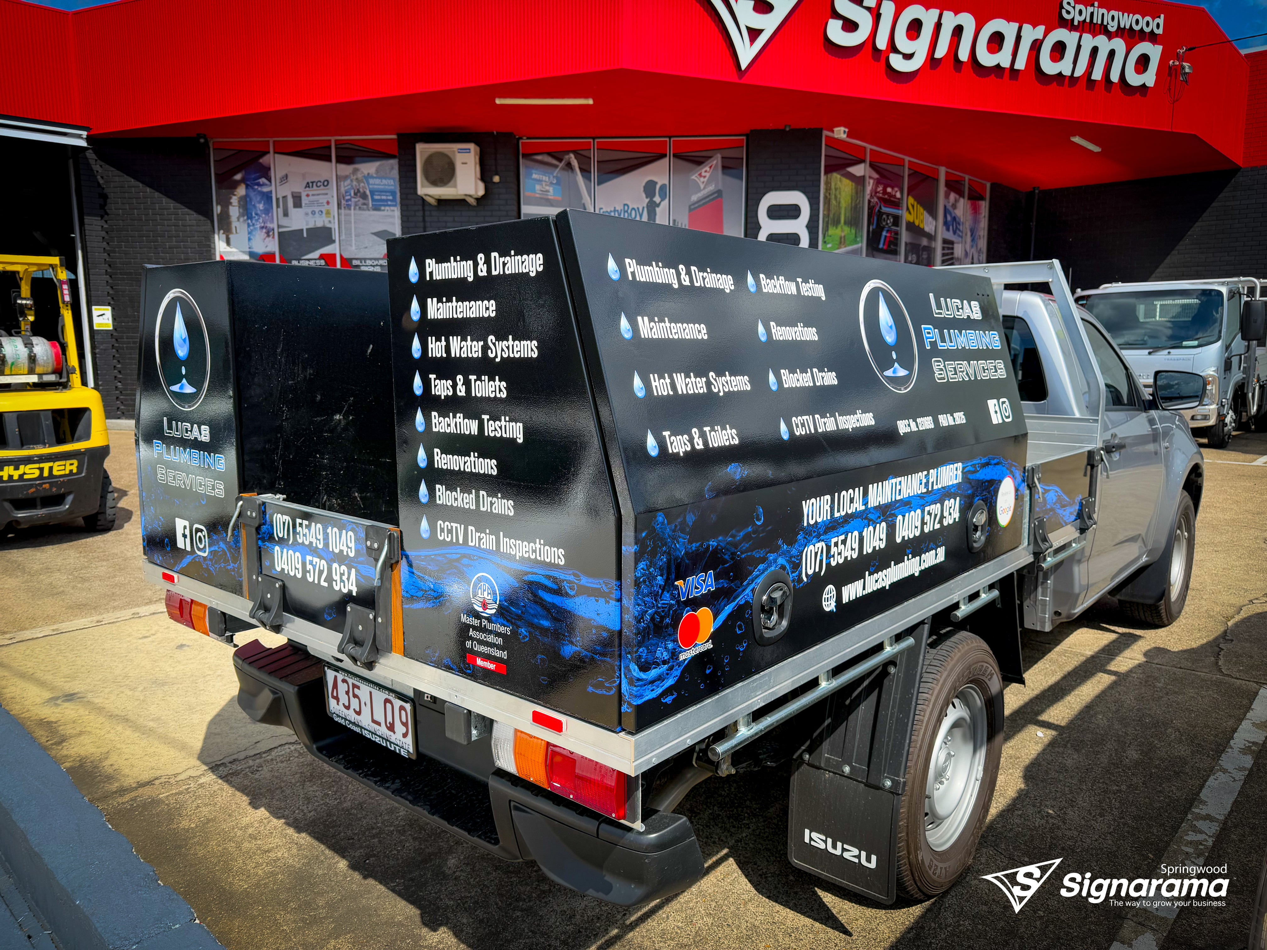 Lucas Plumbing Vehicle Graphics