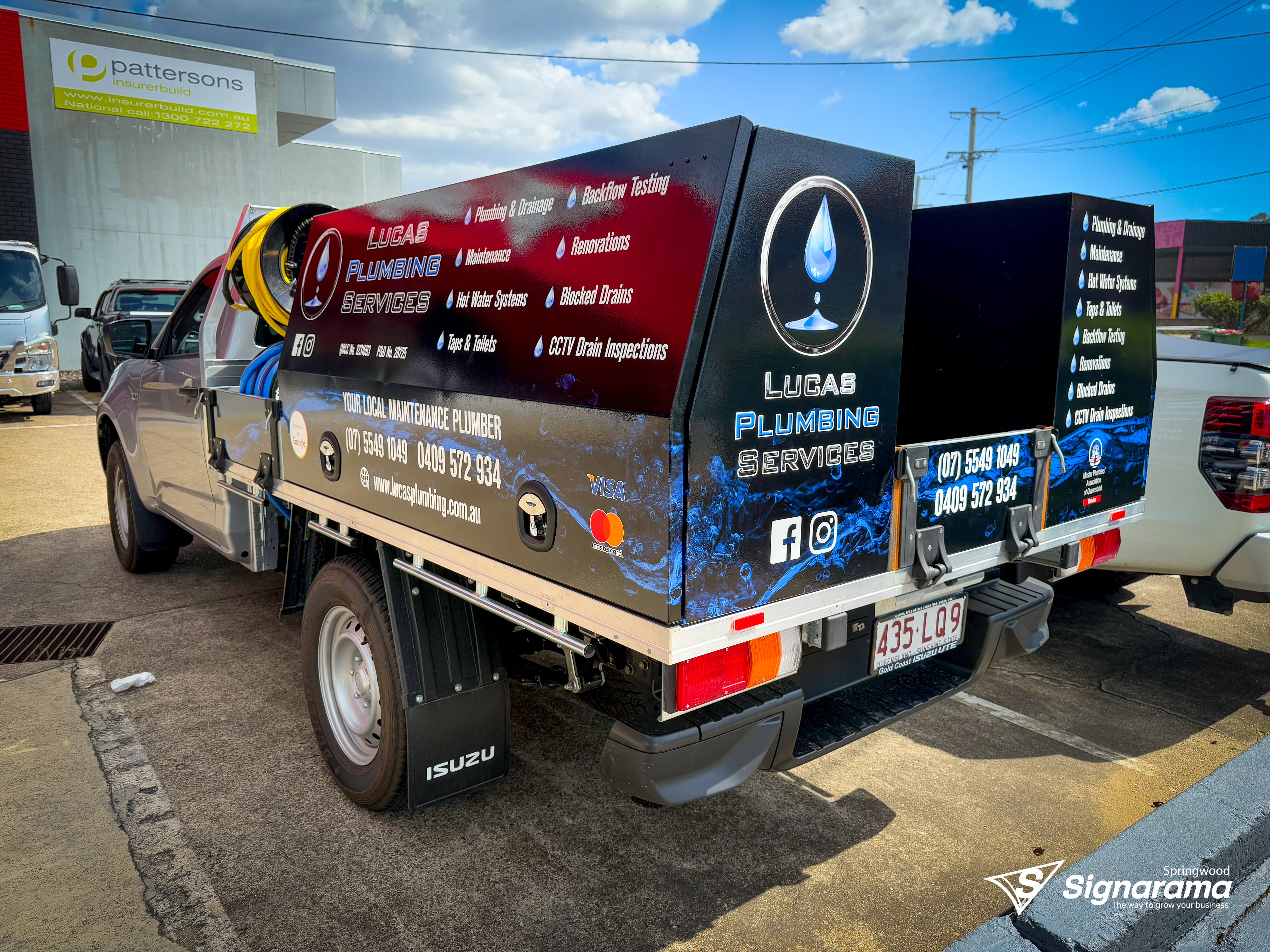 Lucas Plumbing Vehicle Graphics