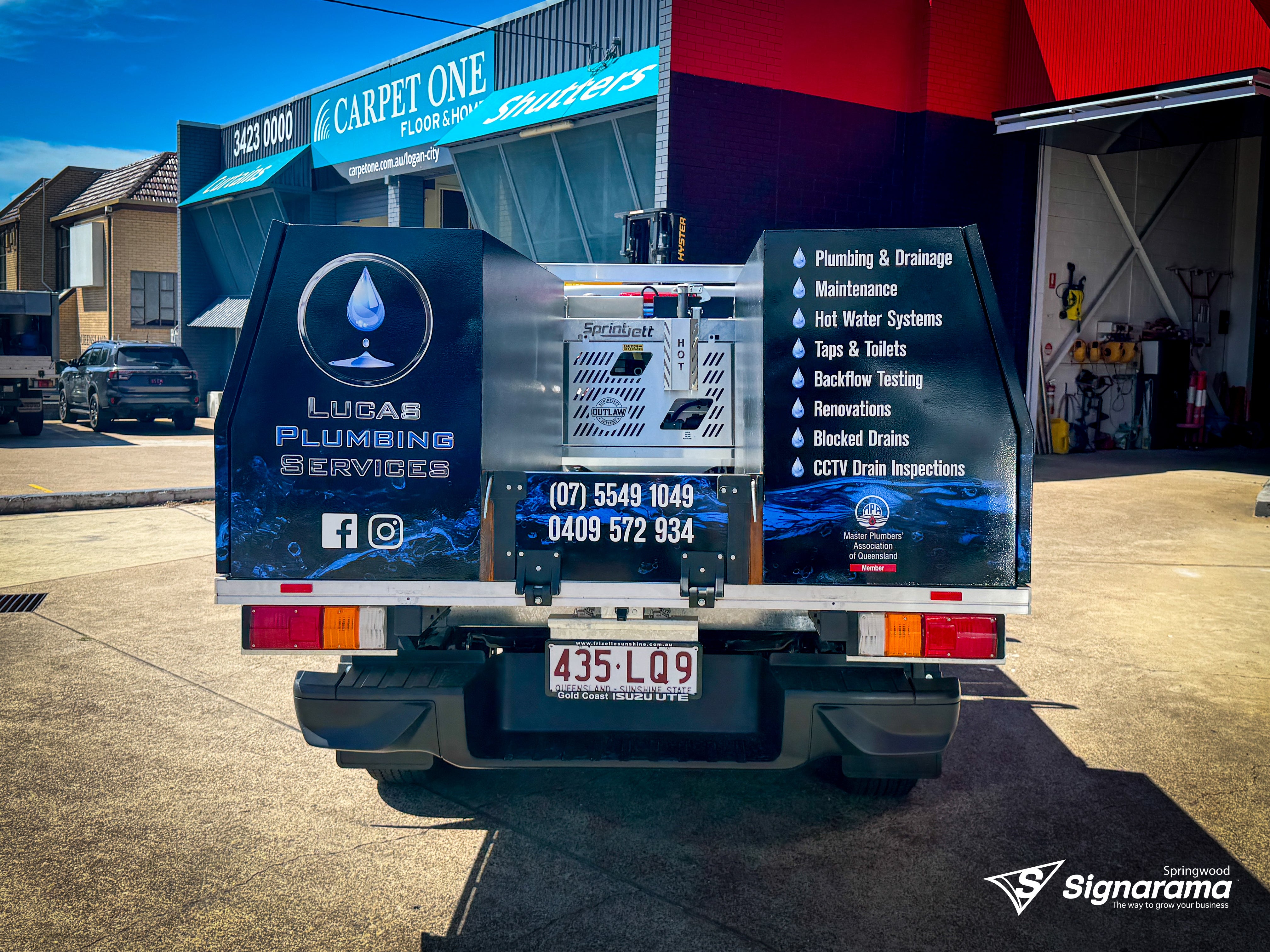 Lucas Plumbing Vehicle Graphics