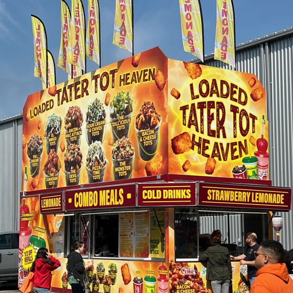 Tater Tot Heaven Trailer Wrap