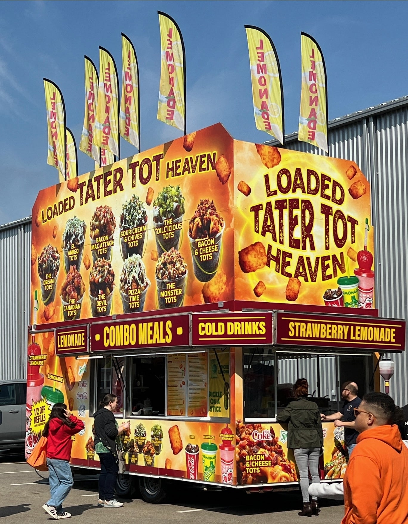 Tater Tot Heaven Trailer Wrap