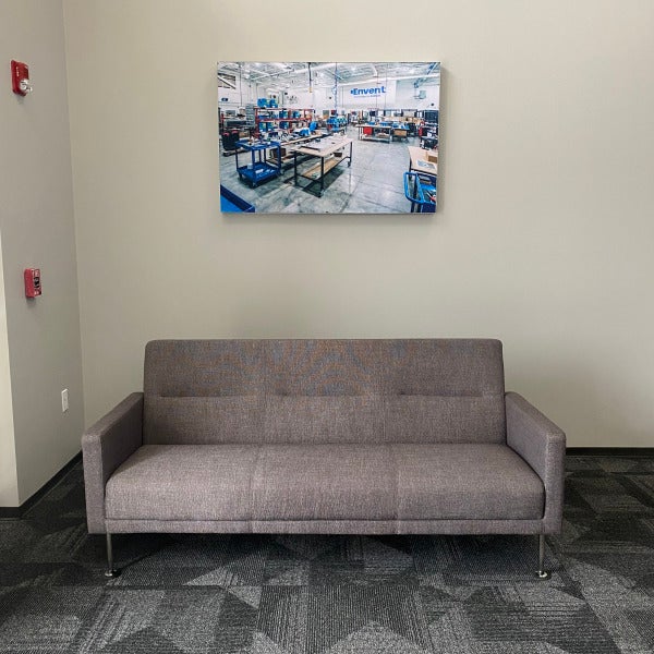 Class up your lobby and show off your branding at the same time