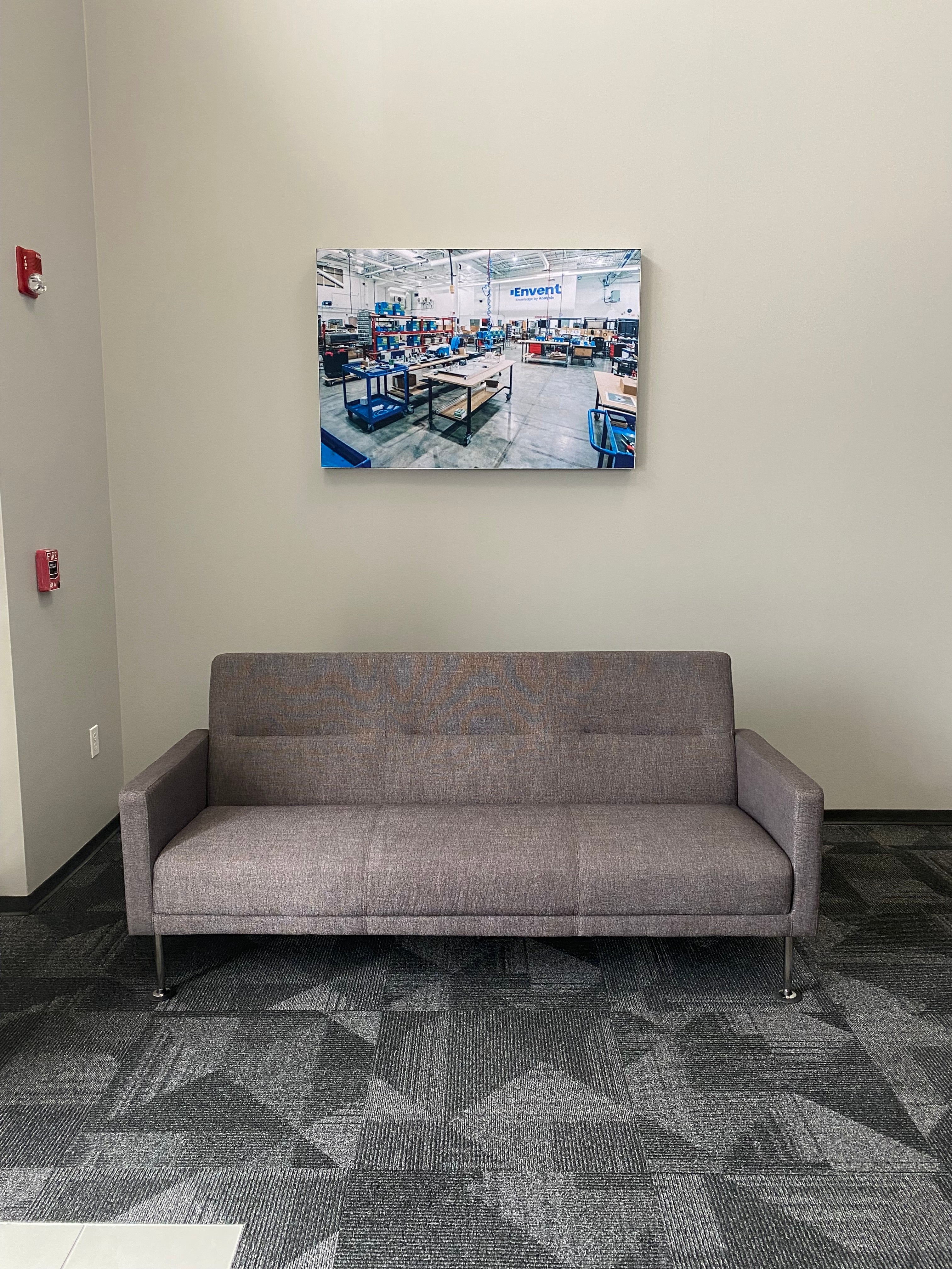 Class up your lobby and show off your branding at the same time