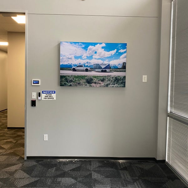 Class up your lobby and show off your branding at the same time