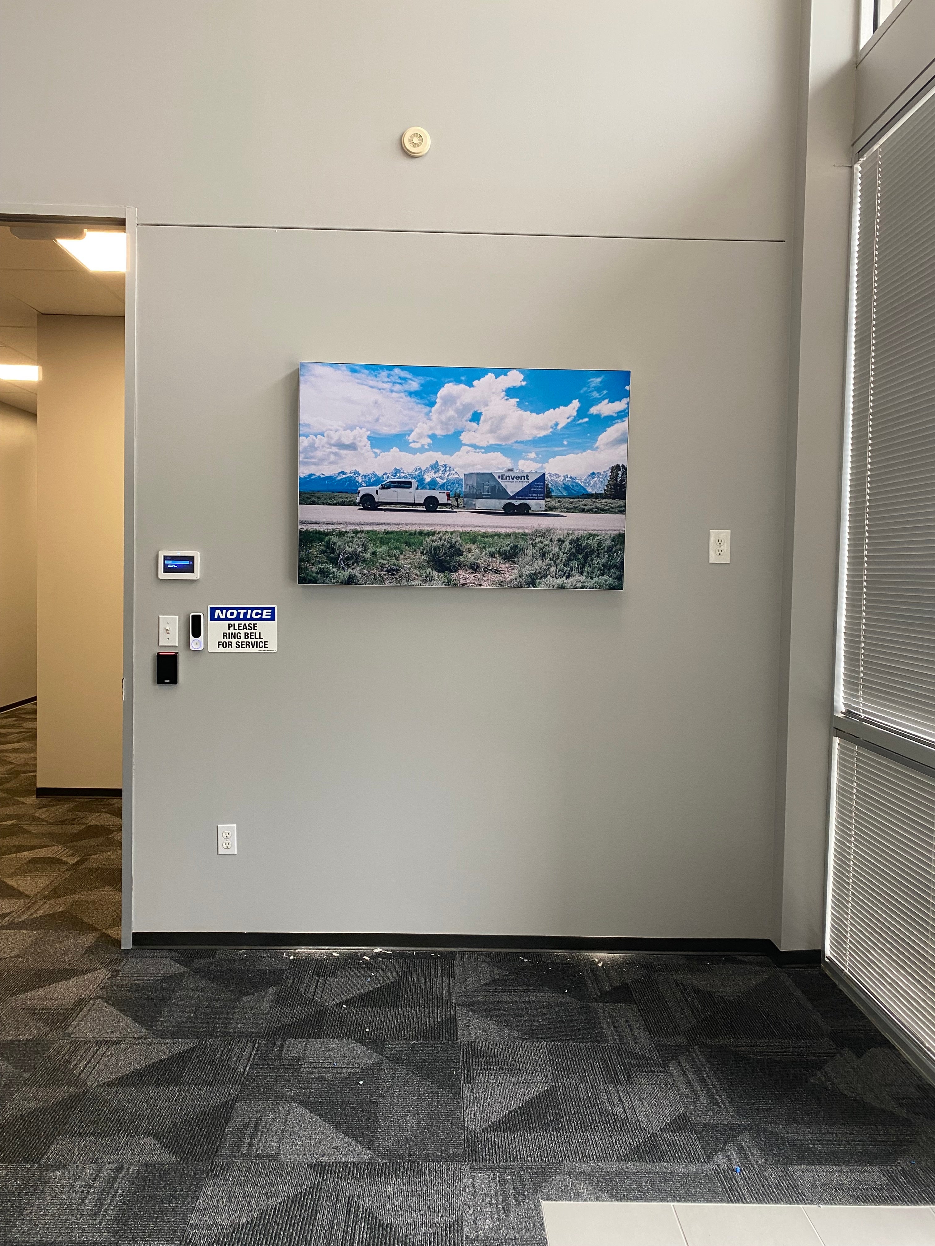 Class up your lobby and show off your branding at the same time