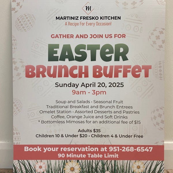 Martiniz Fresko Kitchen Easter Poster
