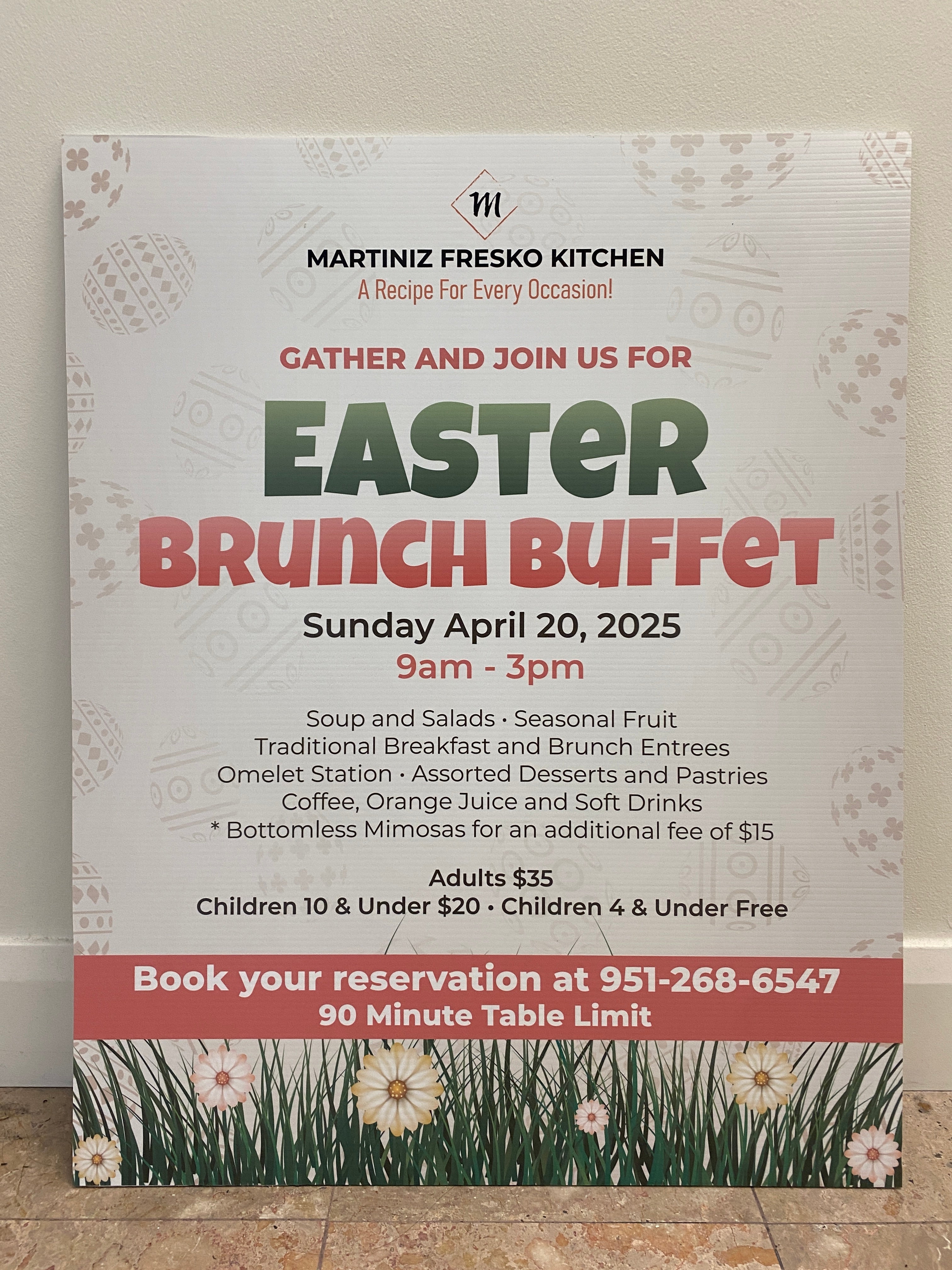 Martiniz Fresko Kitchen Easter Poster