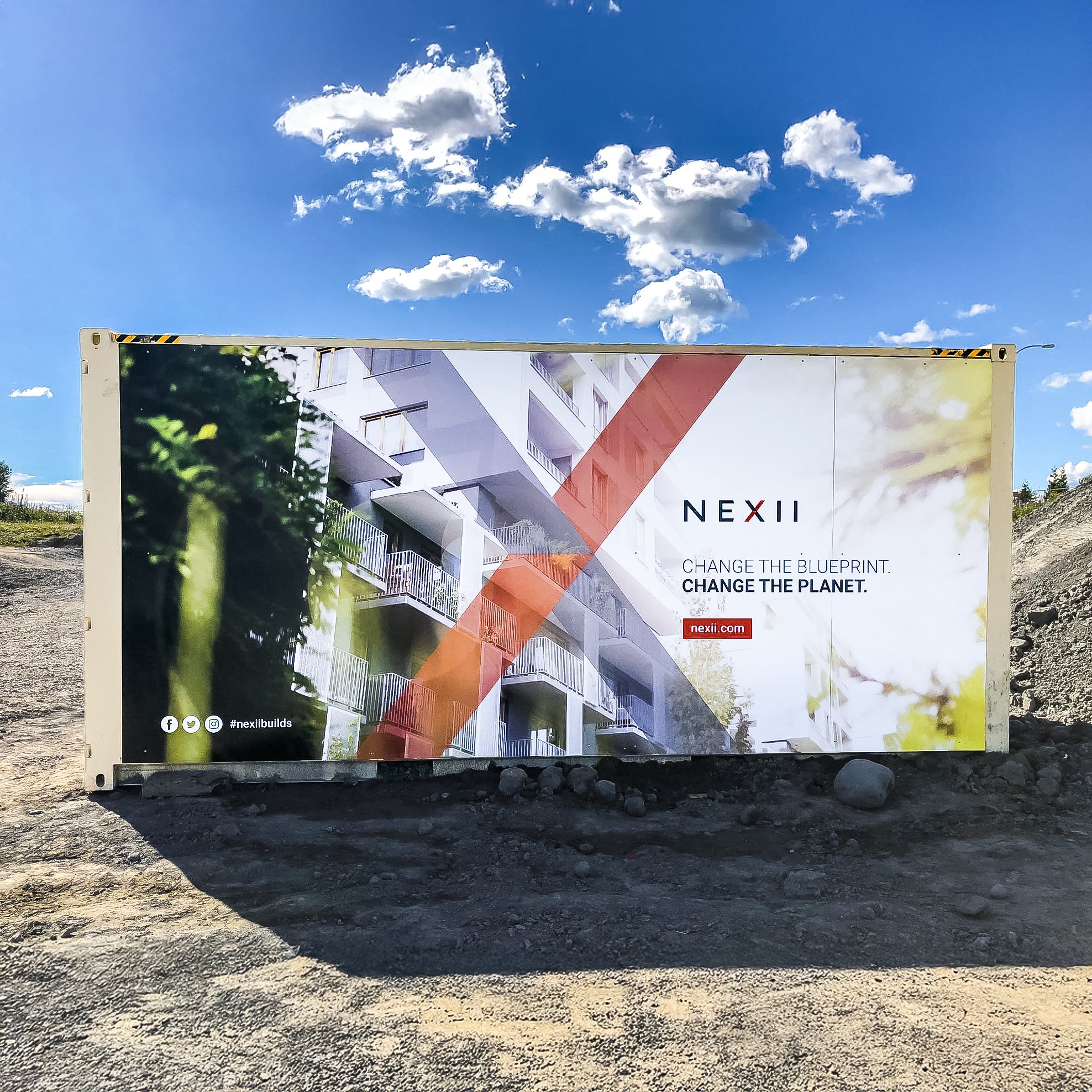 Eco-Friendly Container ACM Panel Graphics for Nexii