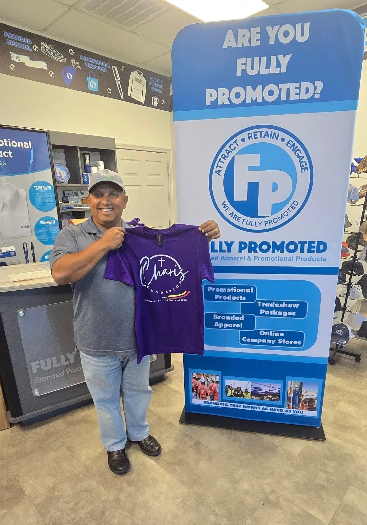 Empowering Faith with Every Thread: Custom T-Shirts for The Charis Foundation for Colombia and Latin America