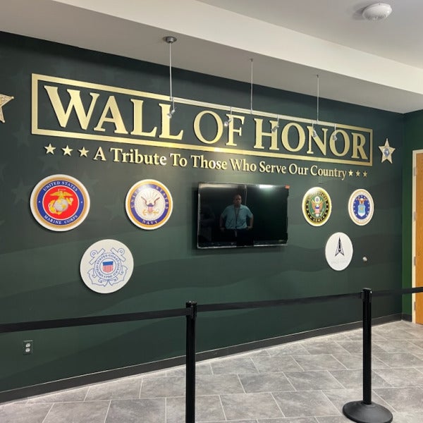 Wall Wraps and Dimensional Lettering