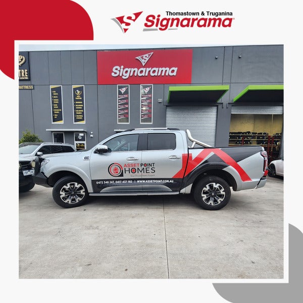 Asset Point Home Construction Ute Wrap by Signarama Truganina and Thomastown