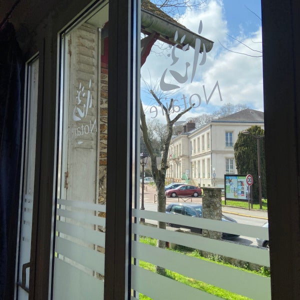 Dépoli sur vitres - Office notariale à Viry-Châtillon