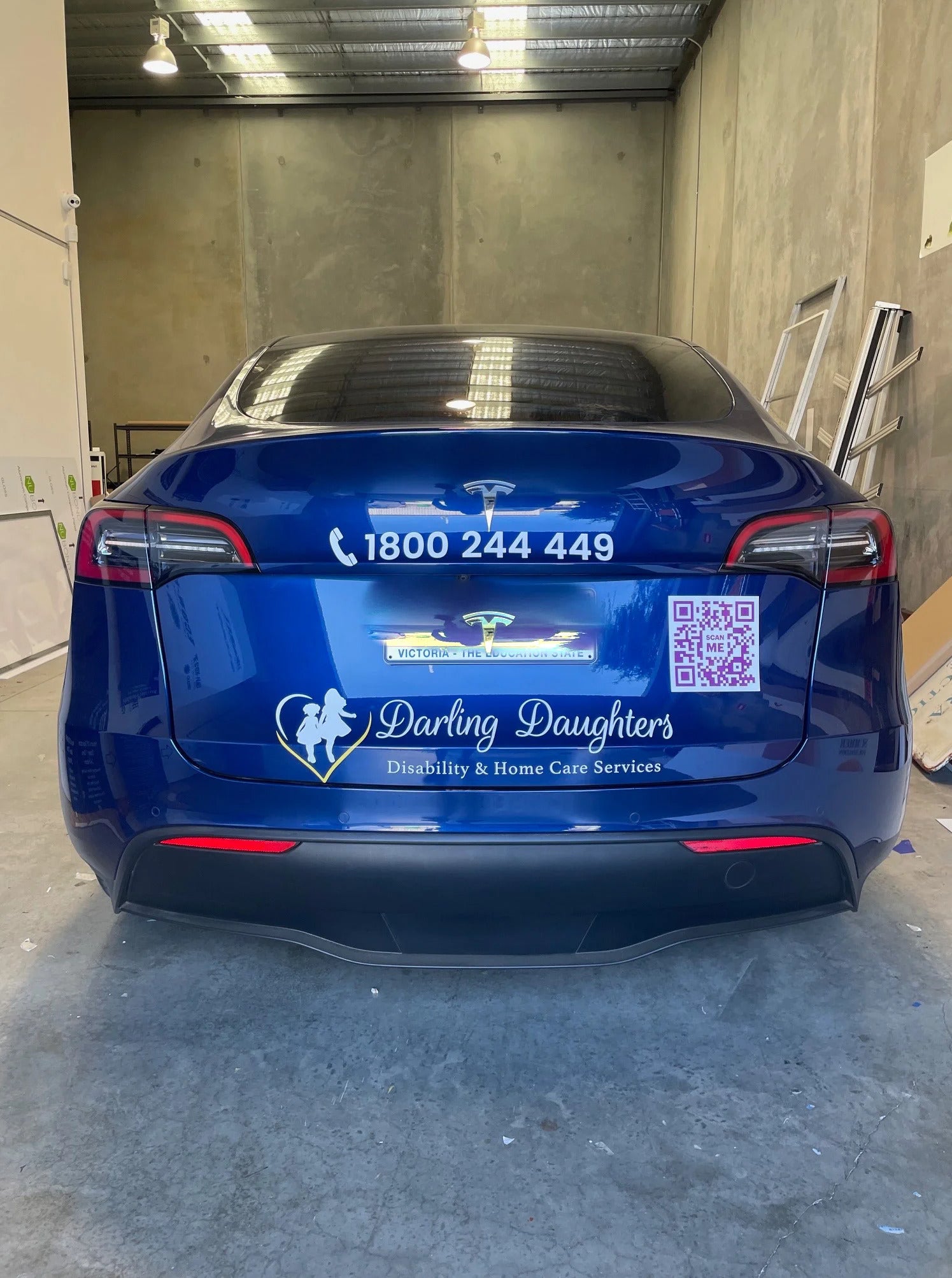 Vehicle Lettering - Darling Daughters - Heidelberg West VIC.